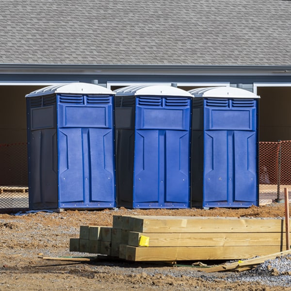 what is the maximum capacity for a single porta potty in Newbury